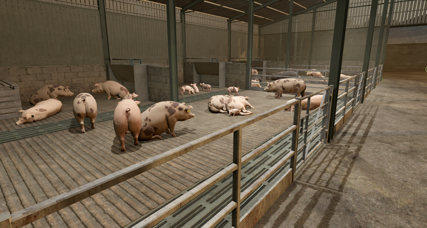 Screenshot 5 for FS25 UK 4 Bay Pig Shed