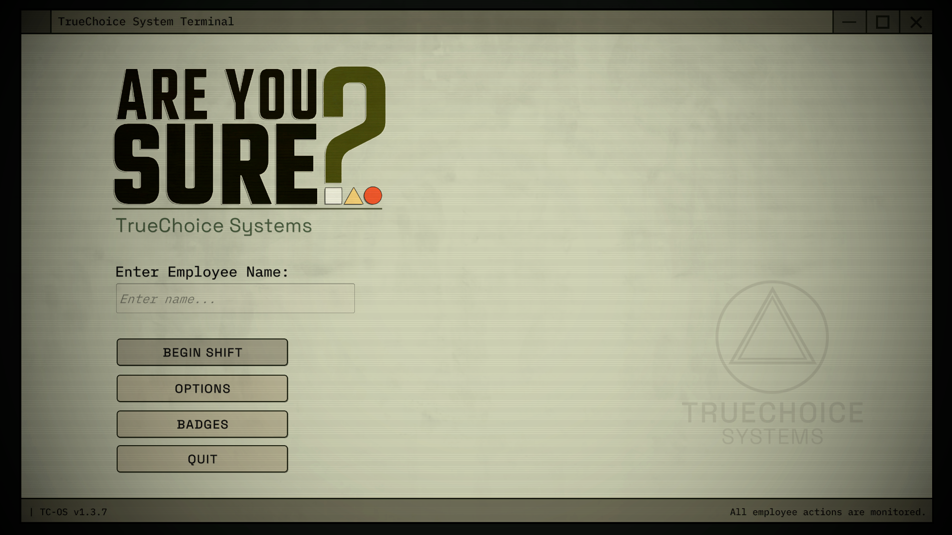 Screenshot 2 for Are You Sure?