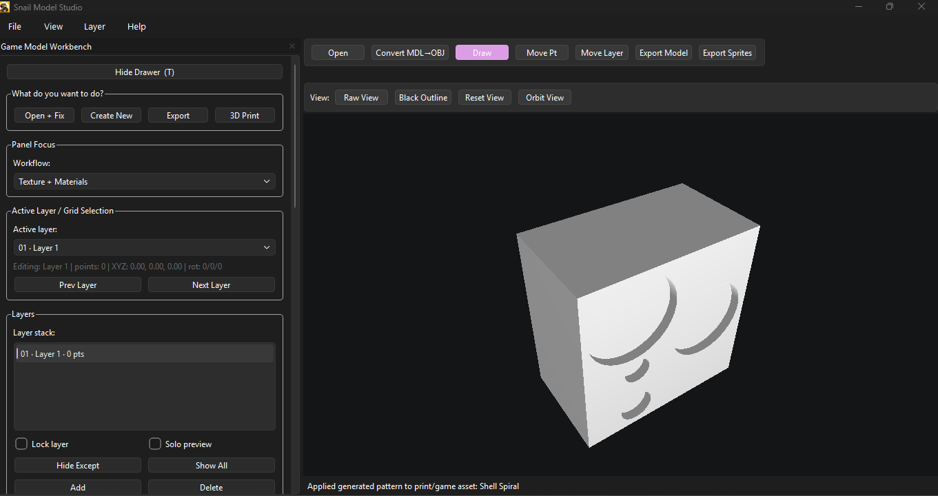 Snail Model Studio v 1.5 by Montana_Jay