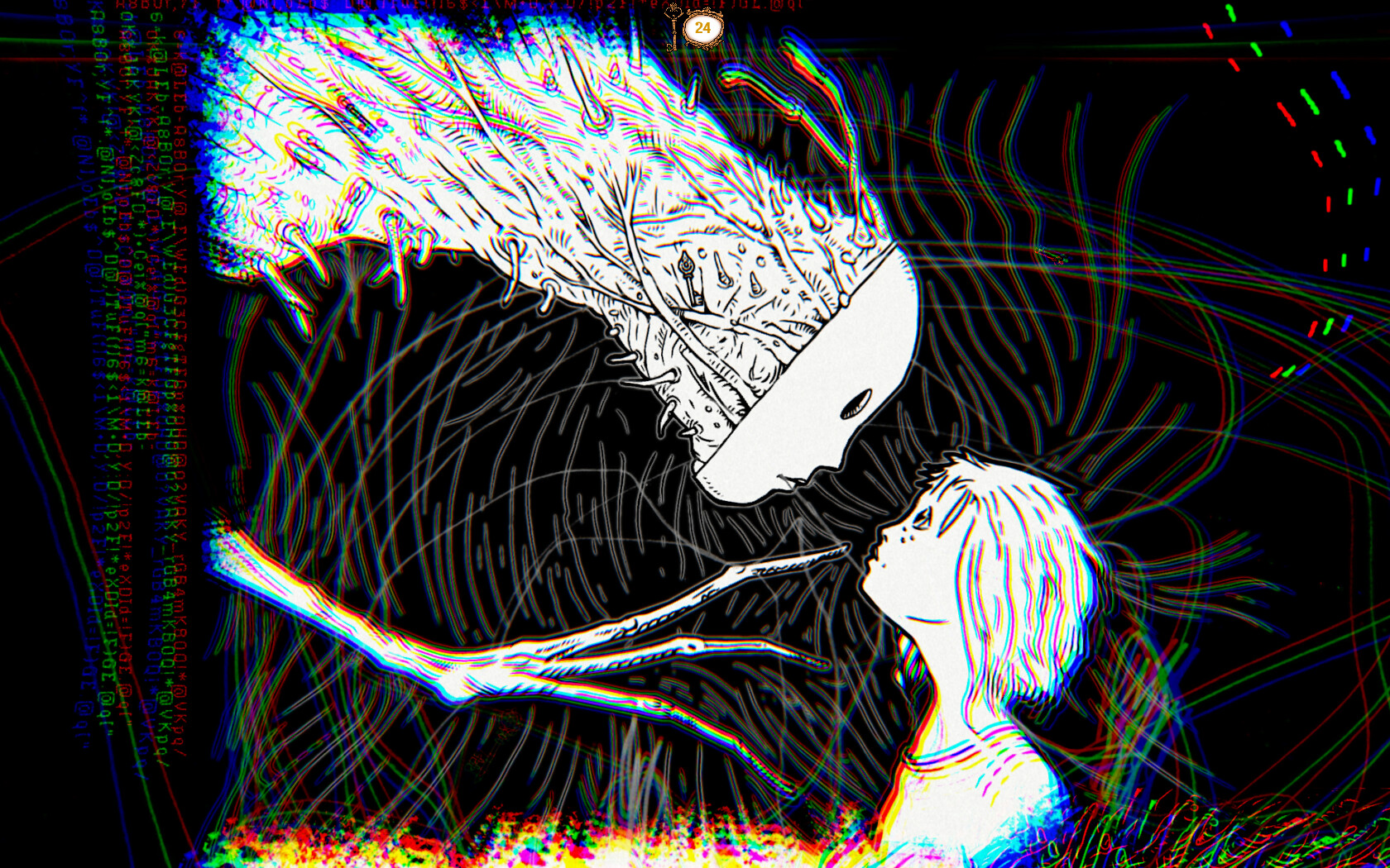 Screenshot 8 for Weird dark version of Alice in Wonderland with creepy twist Artbook