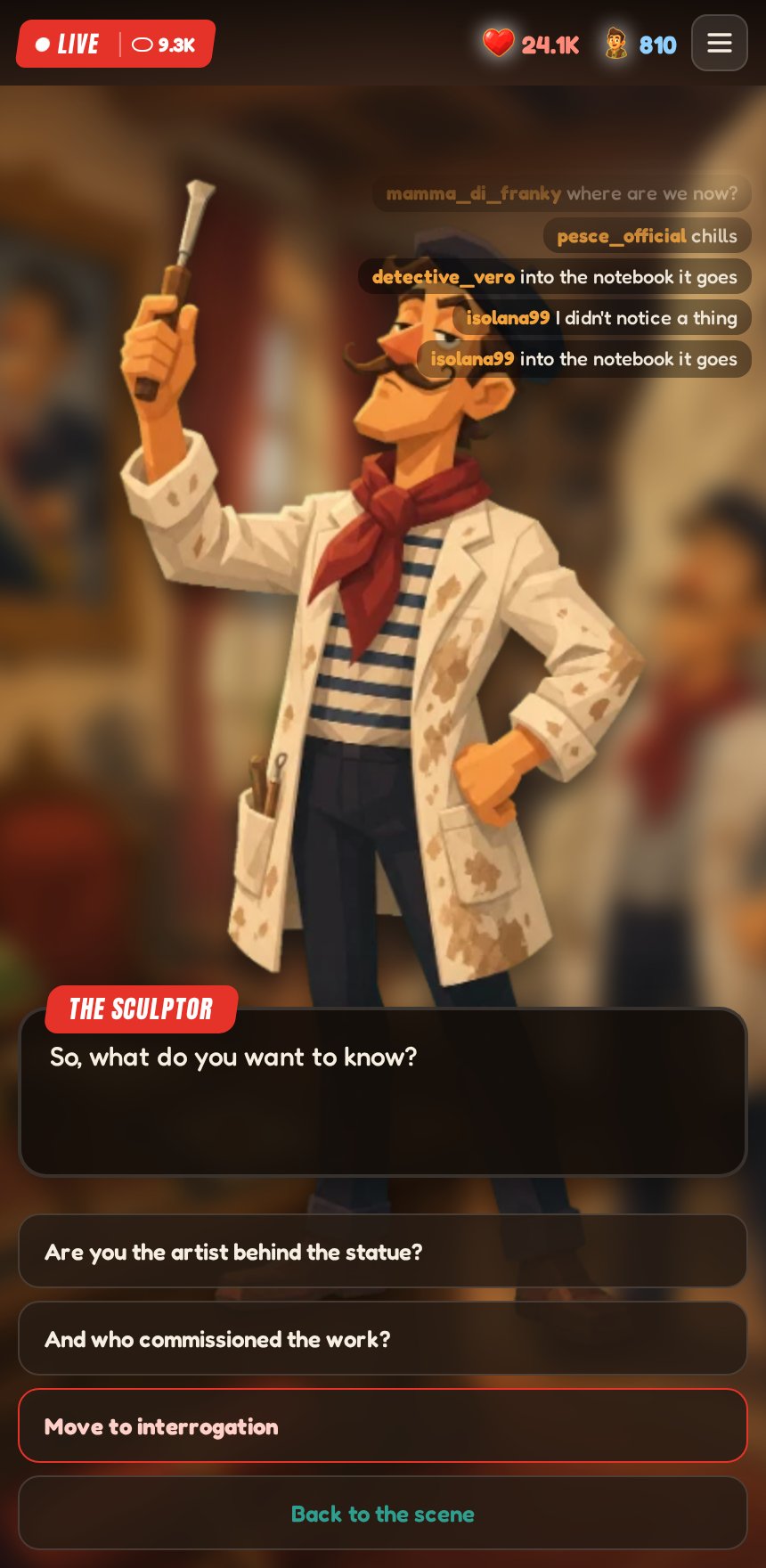 Screenshot 4 for Franky Trends - The totally professional detective who solves crime for views (and maybe justice too)