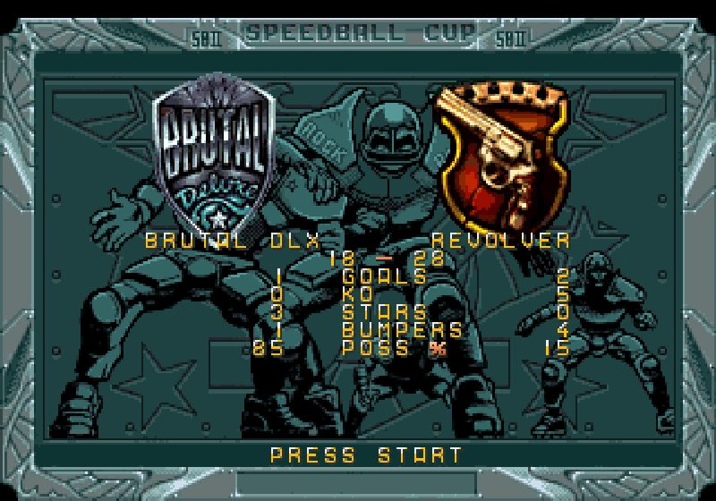 Screenshot 4 for Speedball 2 - Brutal Deluxe - Neogeo CD