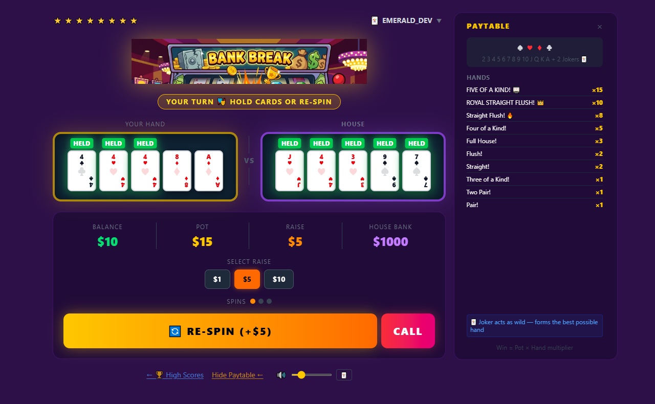 Screenshot 5 for Bank Break Poker