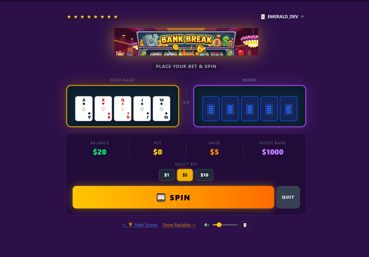 Screenshot 2 for Bank Break Poker