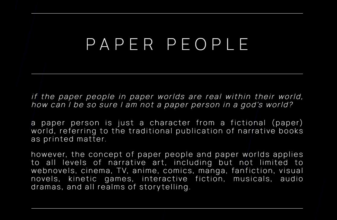 Screenshot 2 for WE MAY BE PAPER PEOPLE: a manifesto