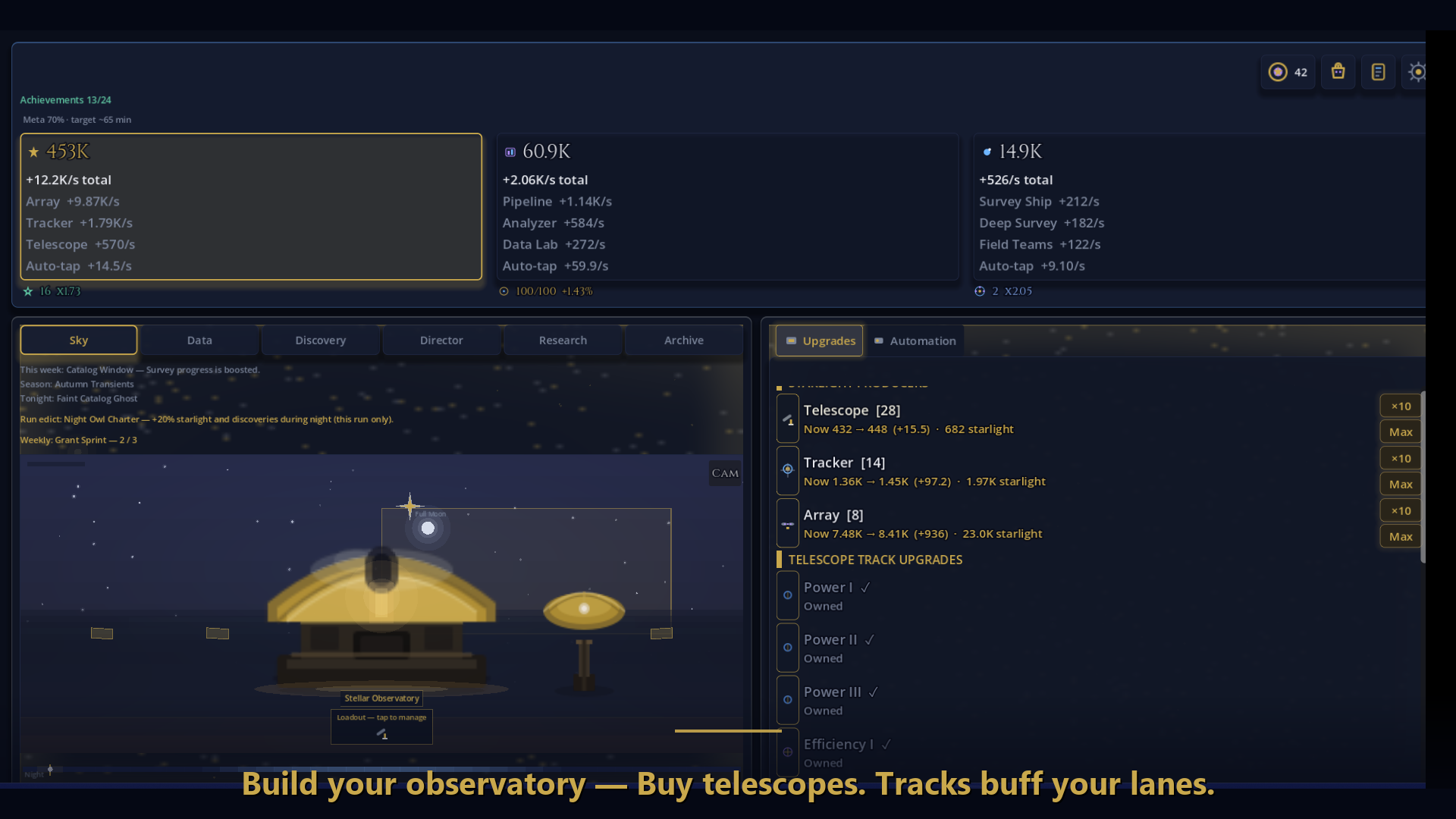 Screenshot 4 for Stellar Observatory Idle