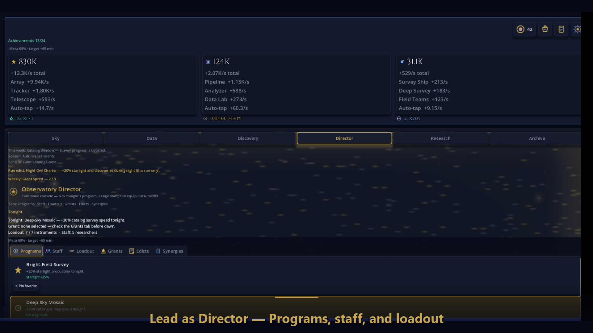 Screenshot 5 for Stellar Observatory Idle