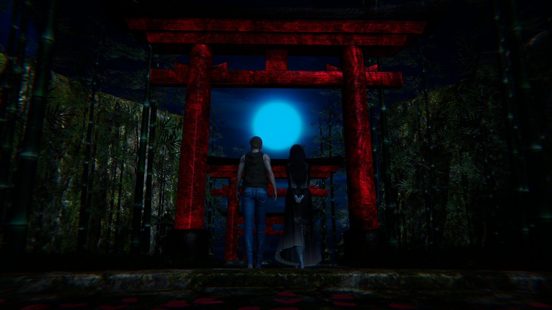 Screenshot 2 for Kageshini (World's Crossing Academy - Extra Romance Route)