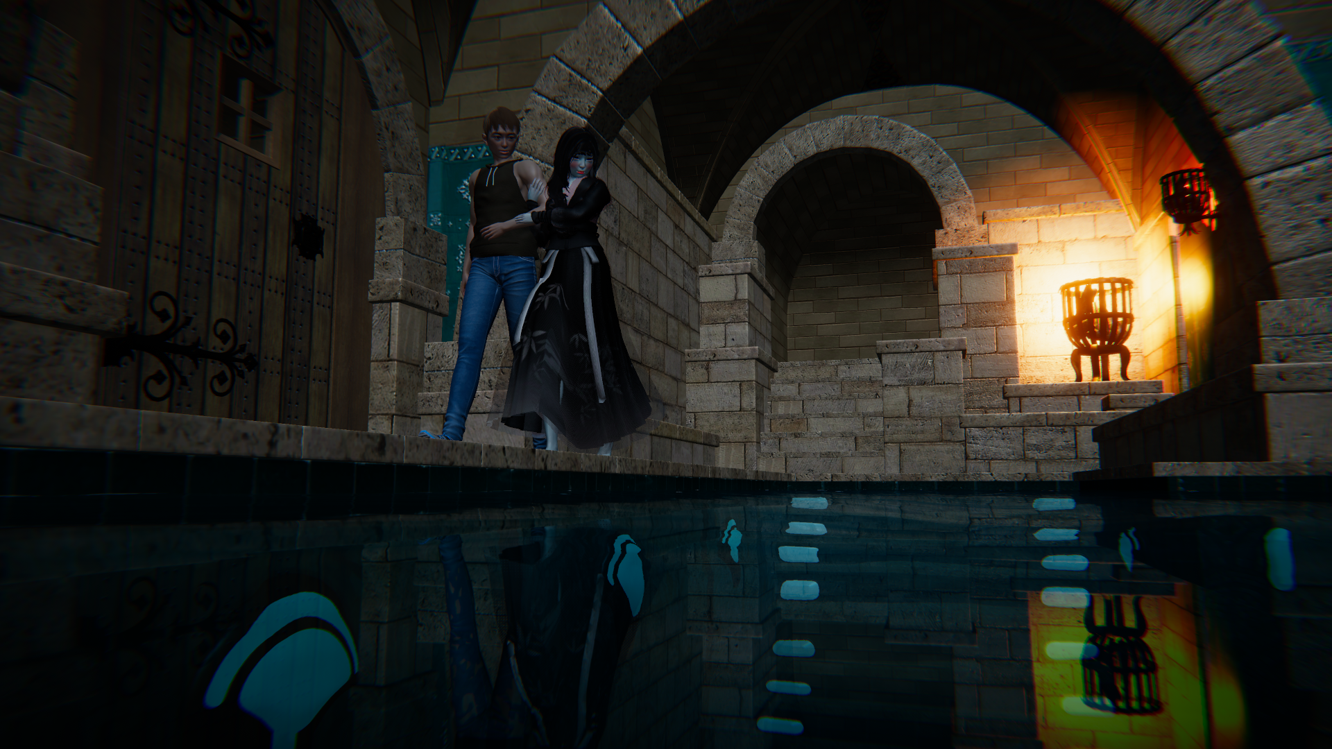 Screenshot 3 for Kageshini (World's Crossing Academy - Extra Romance Route)