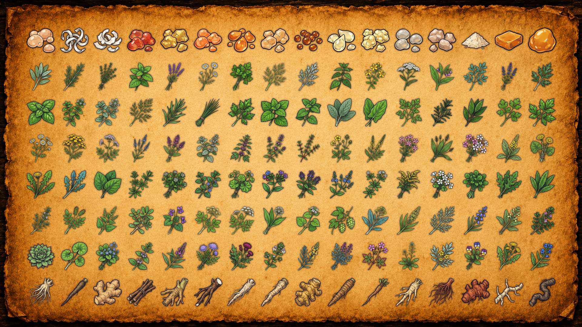 450+ Alchemy Medieval Icons - 2D Game Icon Pack by AssetSmithy
