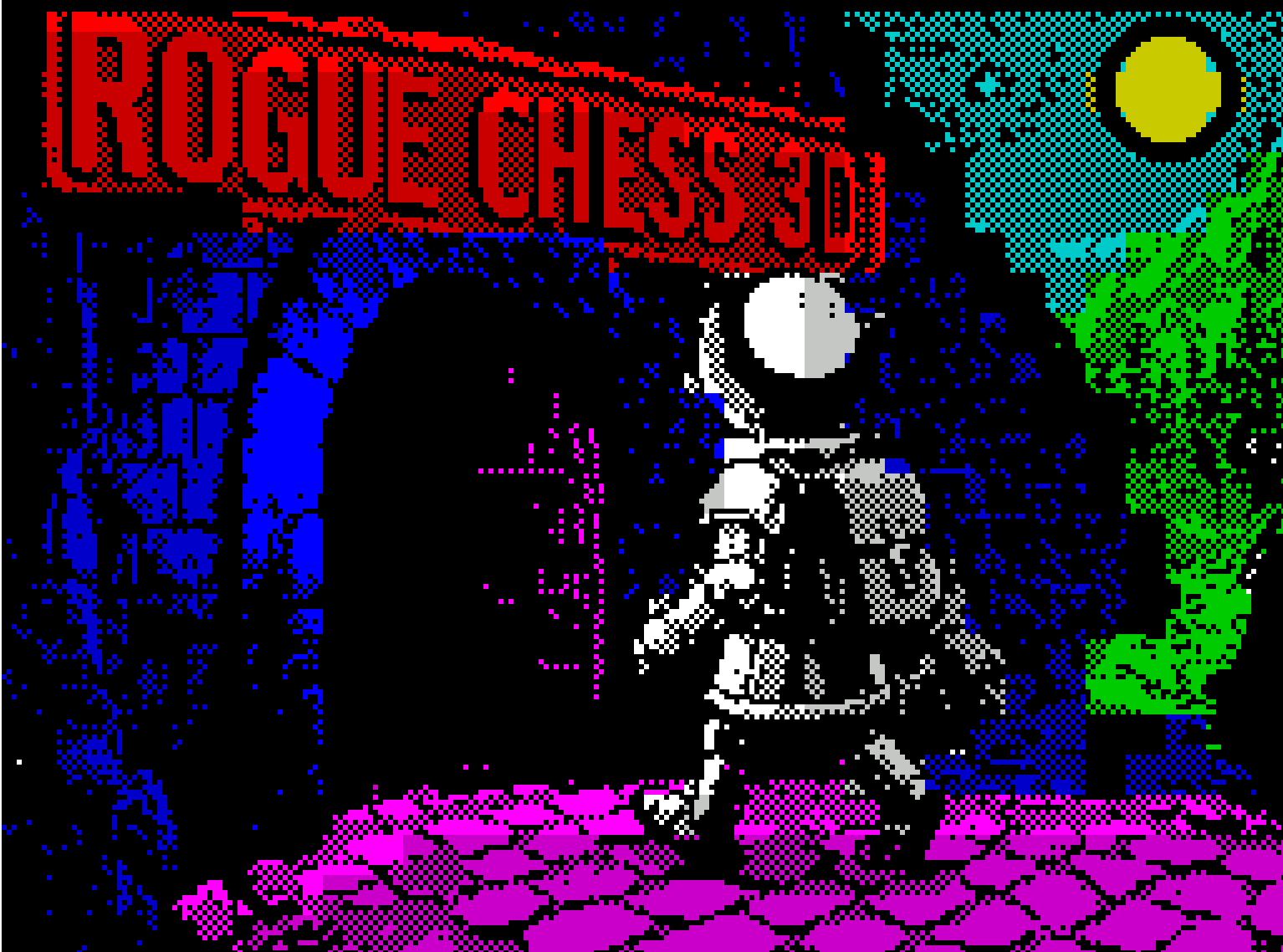 Gameplay de Rogue Chess 3D 128k