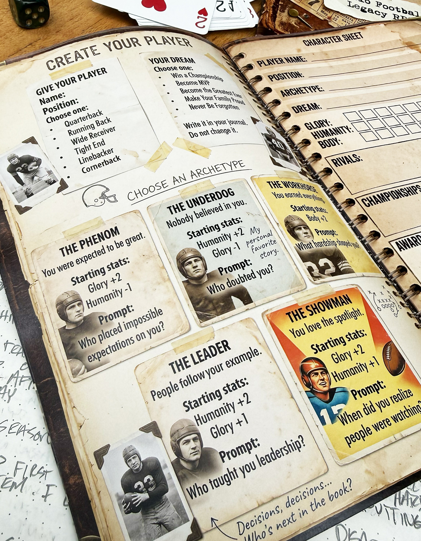 Screenshot 4 for SUNDAY LEGENDS A Solo Journaling RPG