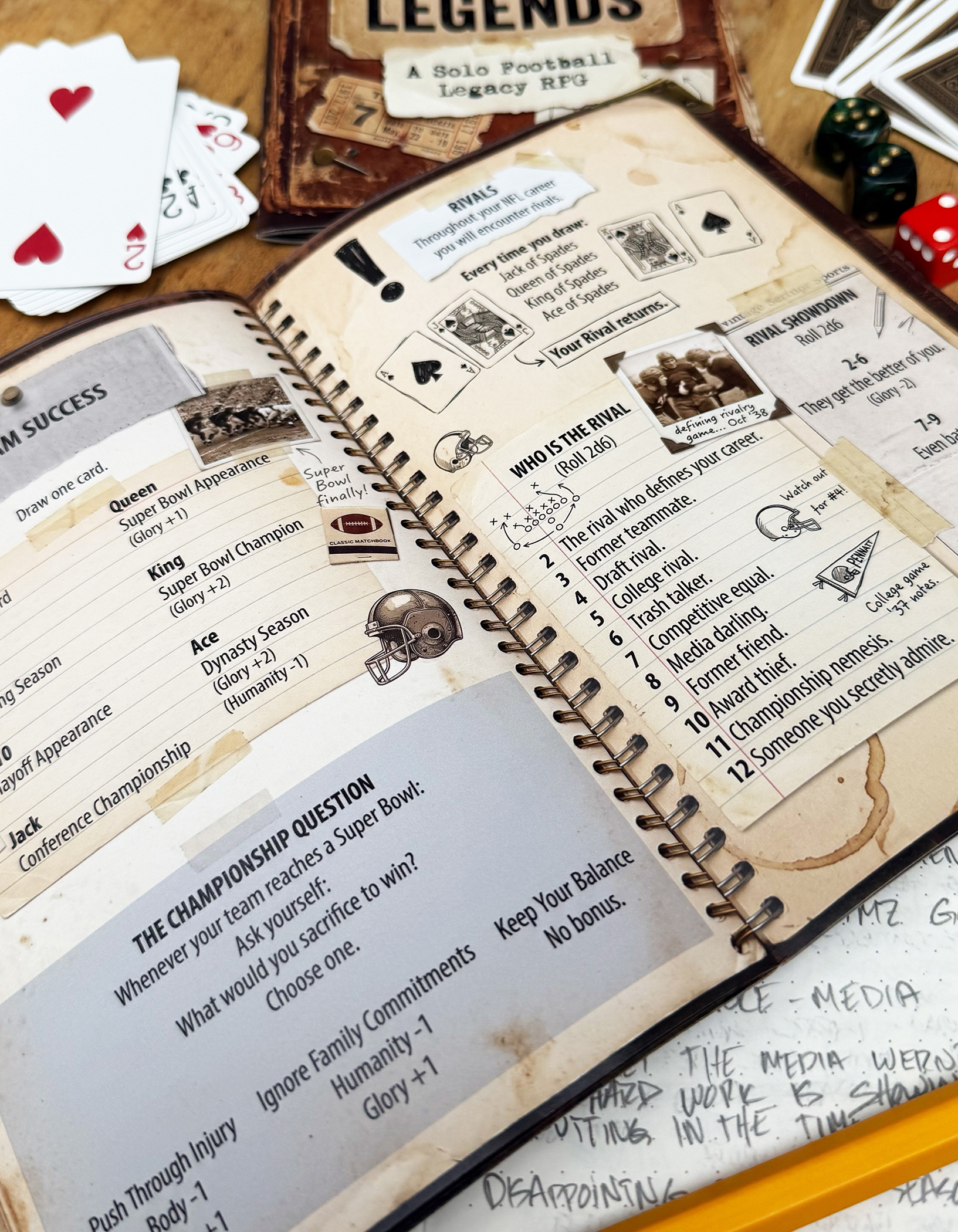 Screenshot 3 for SUNDAY LEGENDS A Solo Journaling RPG