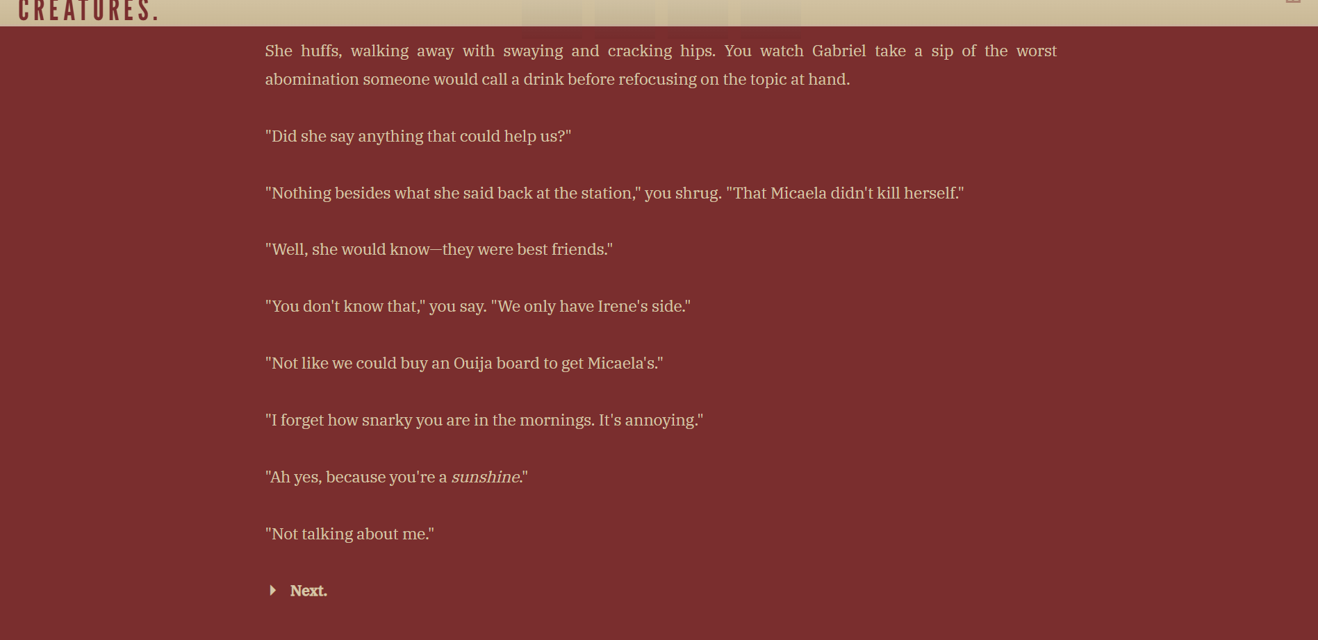 Screenshot 2 for Nocturne Creatures