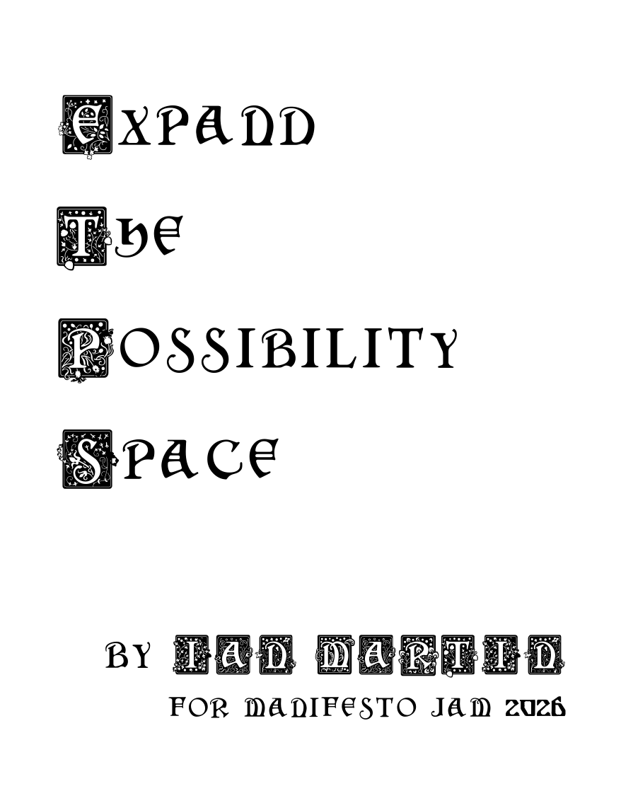 Screenshot 2 for EXPAND THE POSSIBILITY SPACE