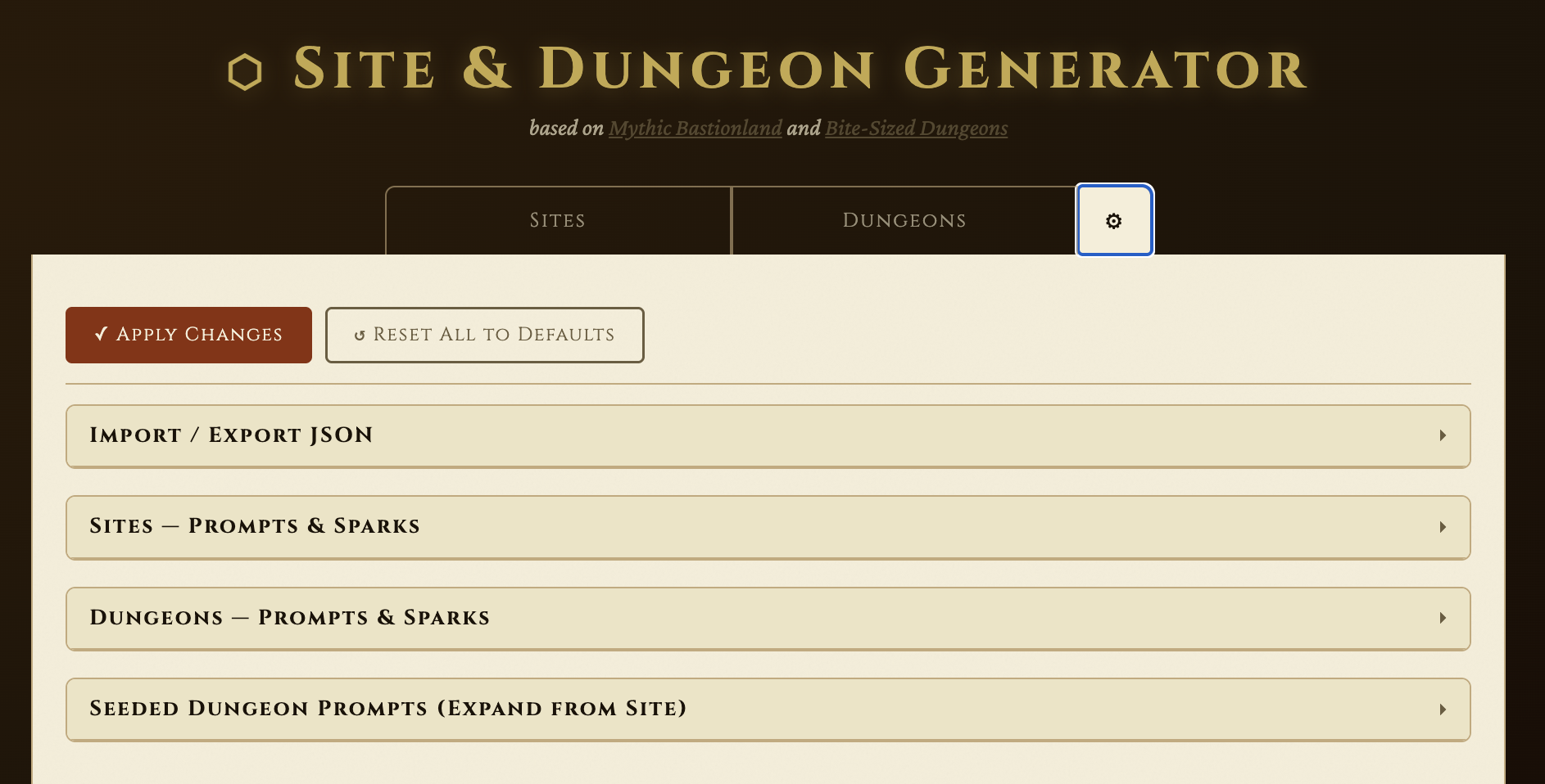 Screenshot 5 for Site & Dungeon Generator