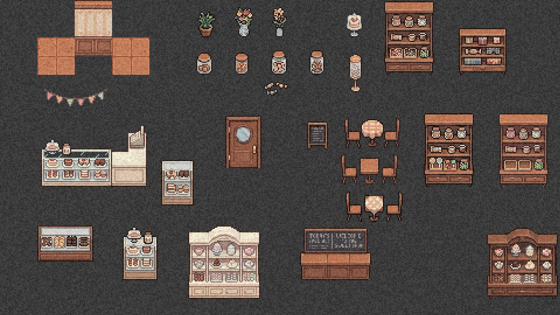 Cozy Sweet Shop – Pixel Art Asset Pack by MutterPixel Studio