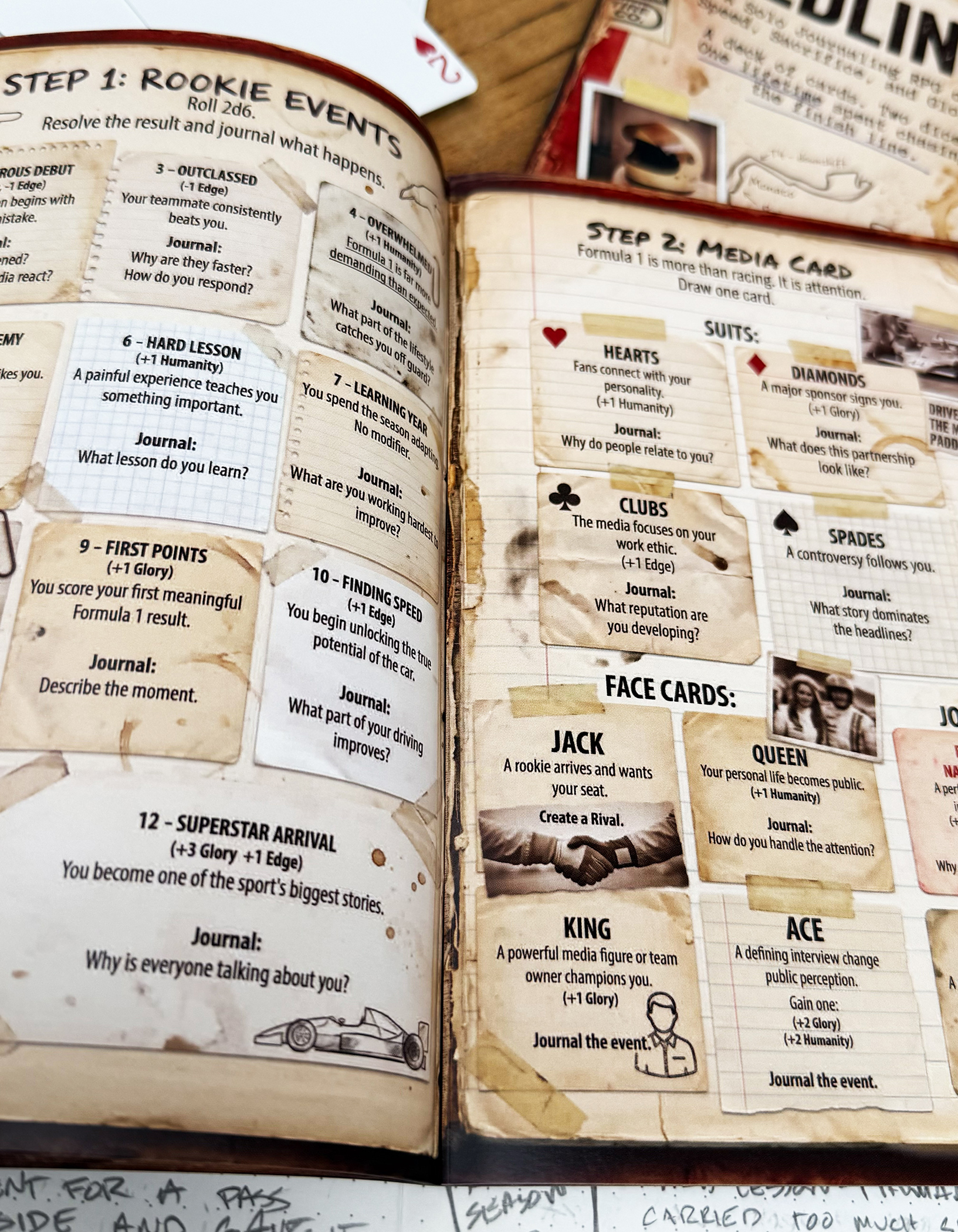 Screenshot 4 for REDLINE a Formula 1 Solo Journaling RPG