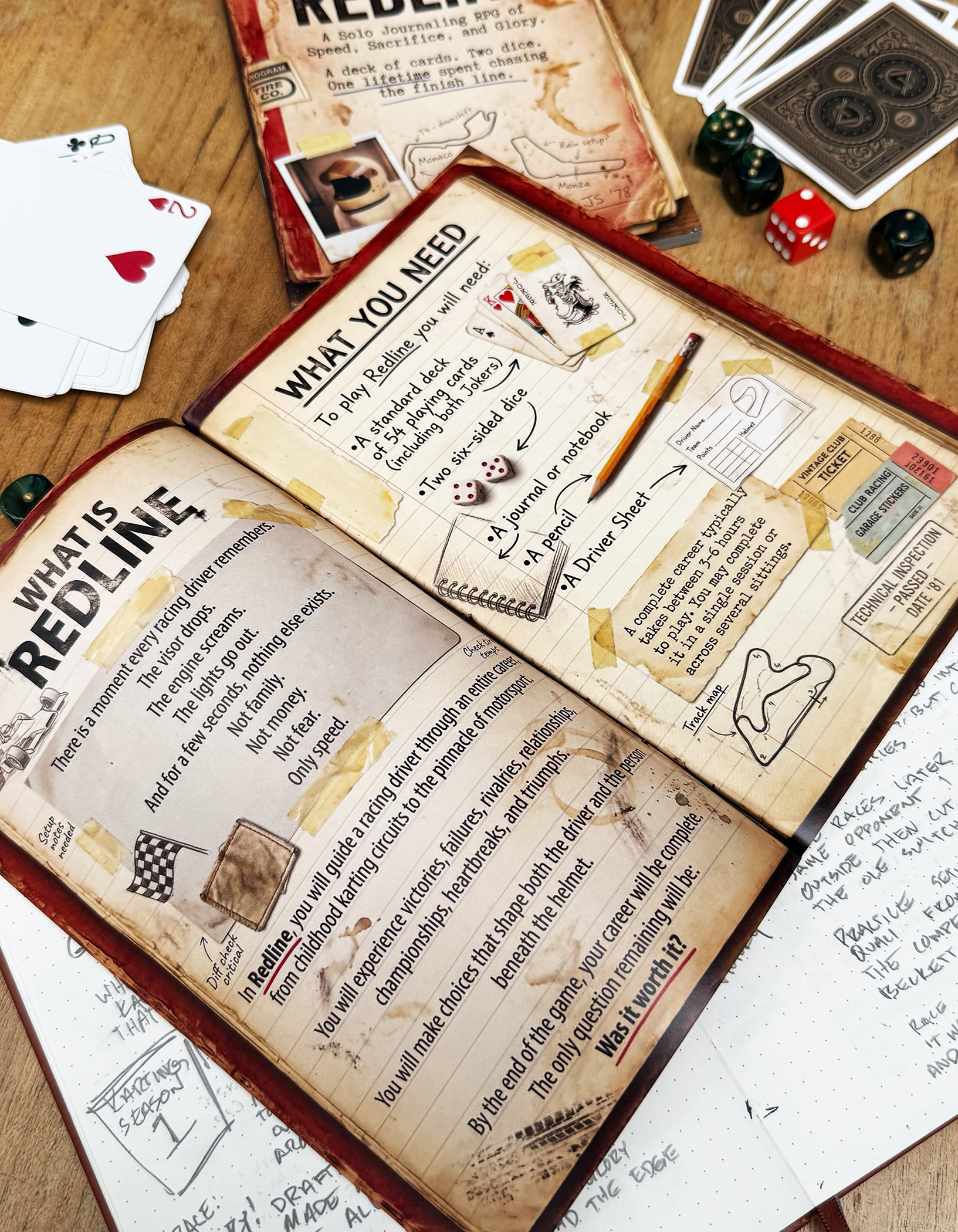 Screenshot 3 for REDLINE a Formula 1 Solo Journaling RPG