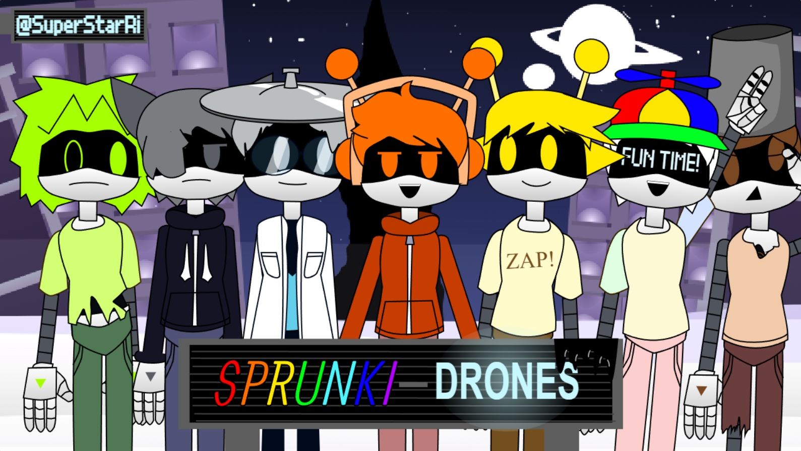 Screenshot 2 for Sprunki DRONES (Help Wanted!!!)