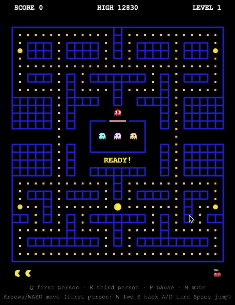 Pac-Man 3D by gamejob
