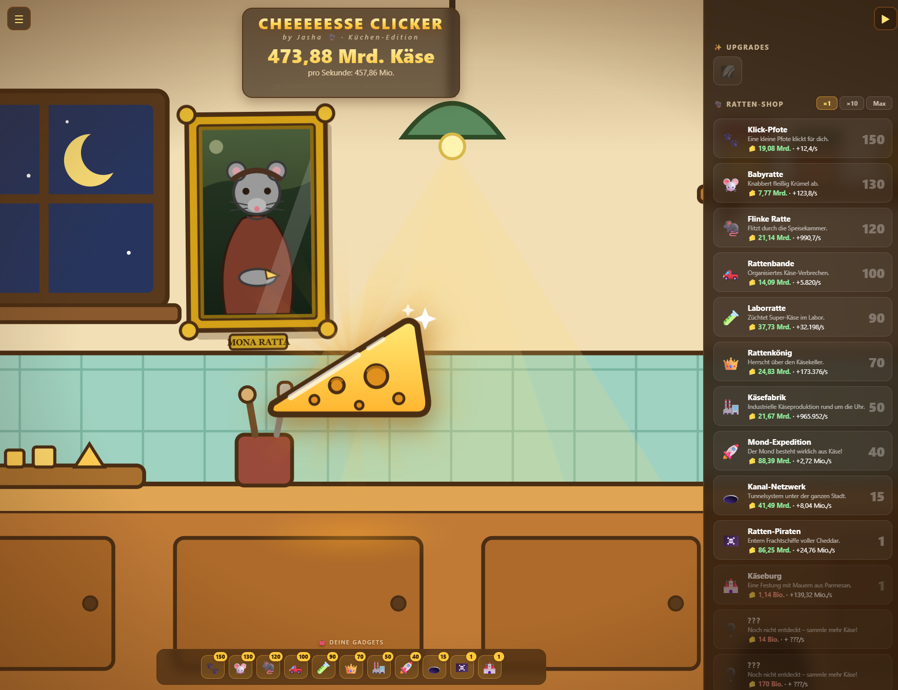 Screenshot 2 for Cheese Clicker by Jasha