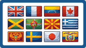 Guess the Flags Color Game Assets 