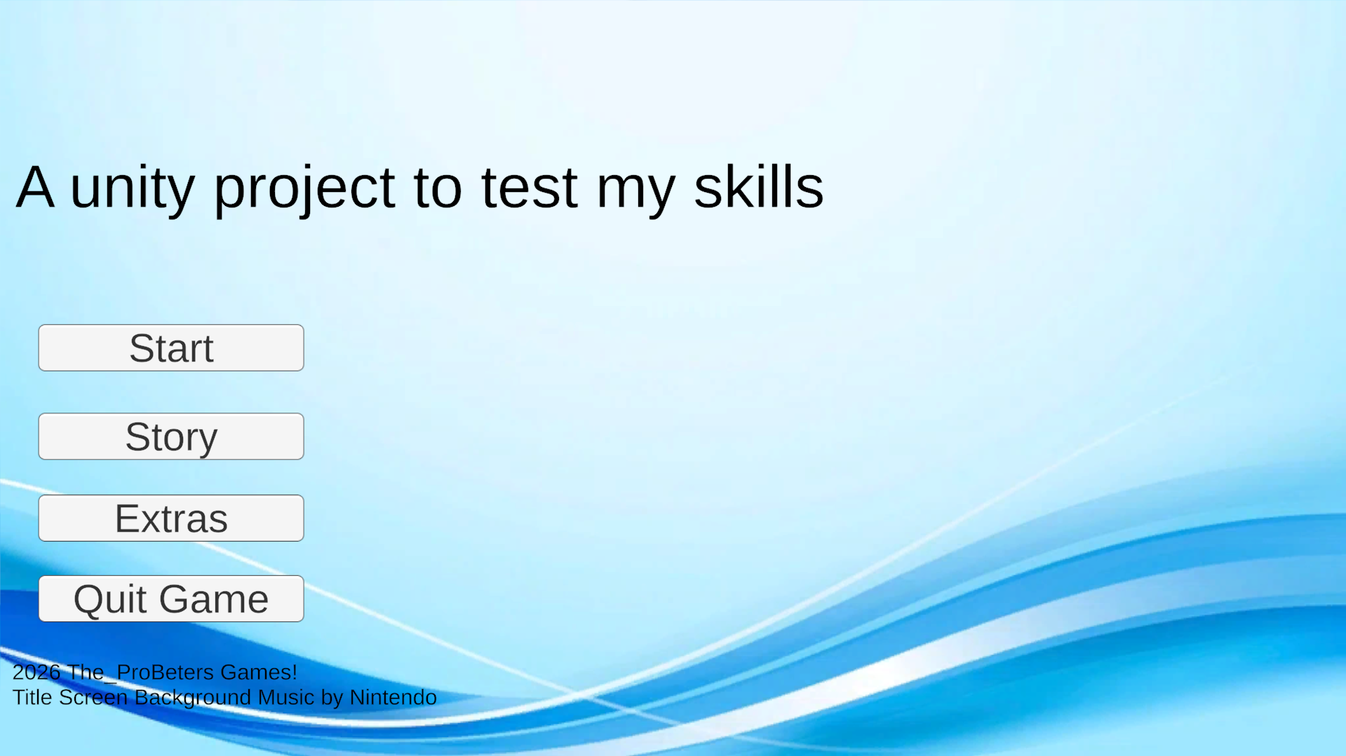 A unity project to test my skills by The_ProBeter