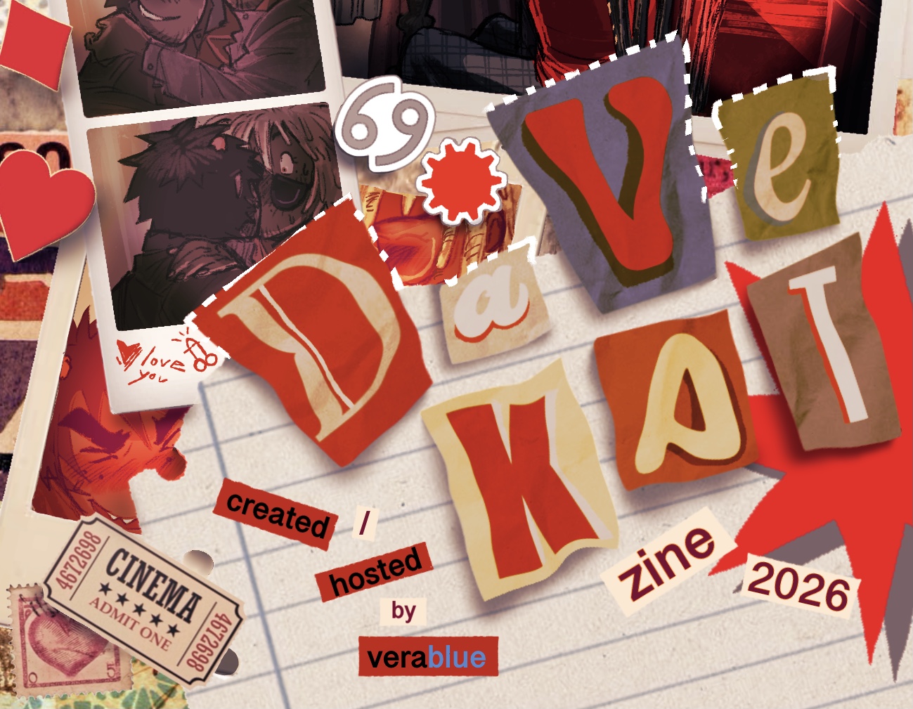 Screenshot 2 for DAVEKAT ZINE 2026