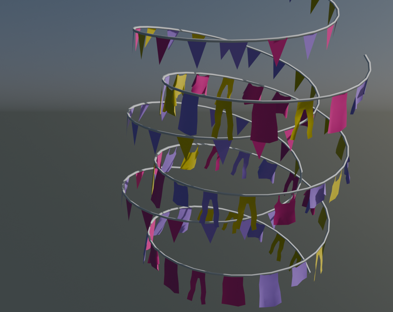 Spread Along Spline — Blender Geometry Nodes by waimus