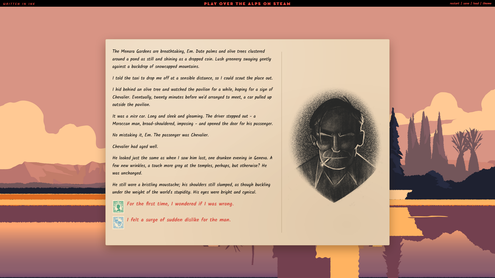 Screenshot 6 for Over the Alps: The Devil's Quill