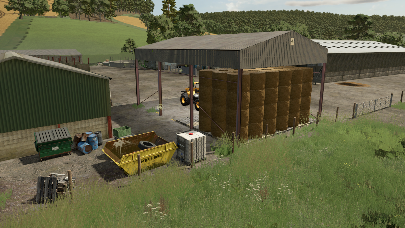 Screenshot 2 for FS25 UK style bale shed
