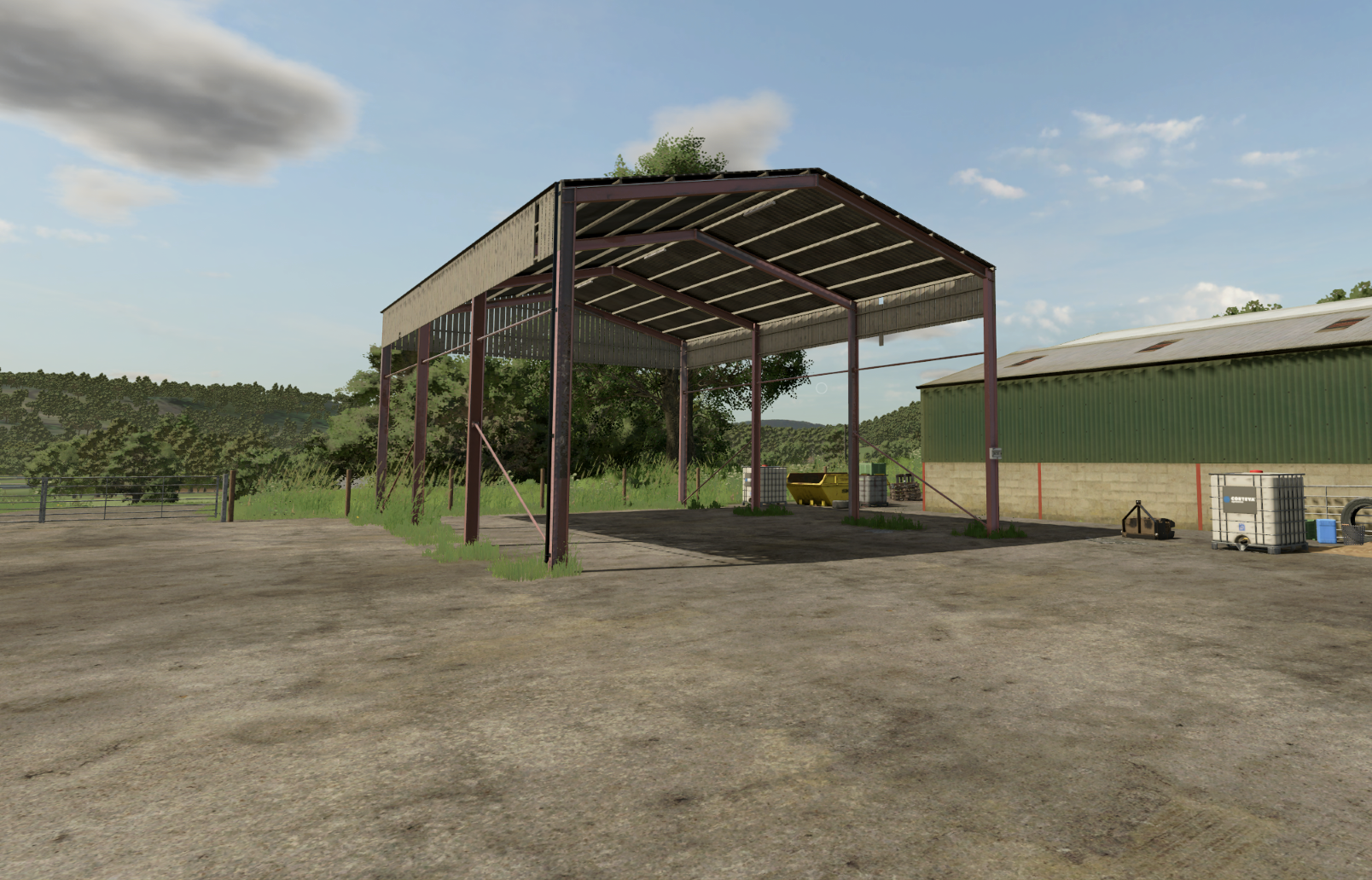 Screenshot 4 for FS25 UK style bale shed
