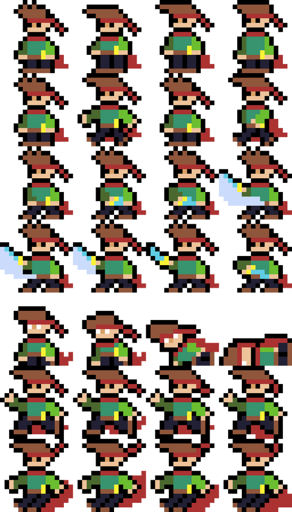 16x16 Pixel Art Character