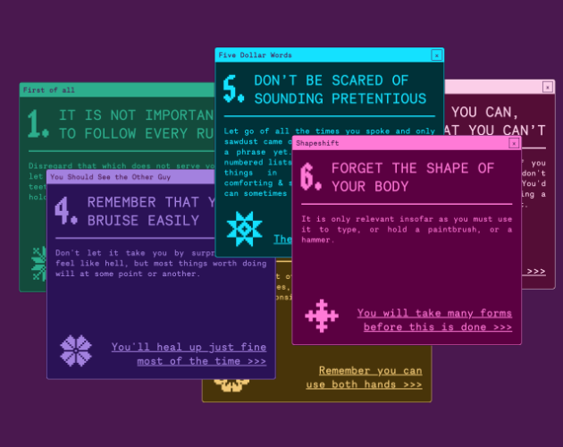 Screenshot 2 for Instructions for creating when you feel like destroying