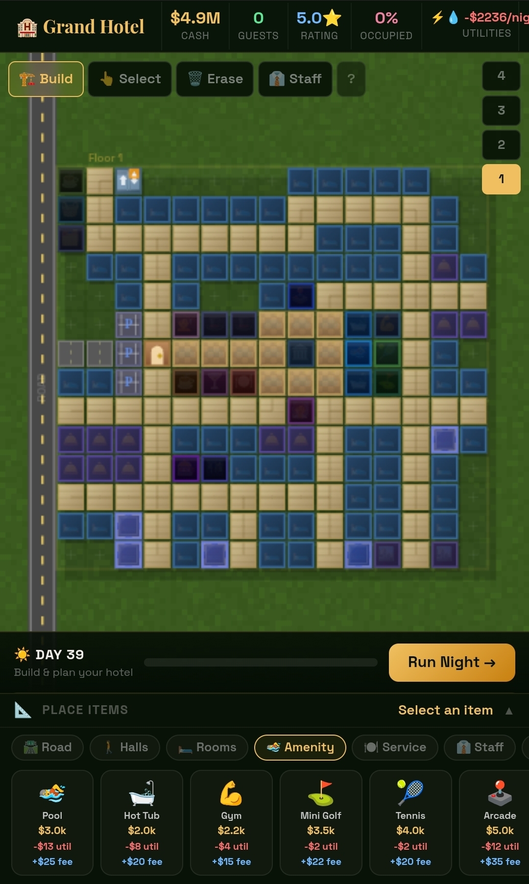 Screenshot 2 for Grand Hotel Tycoon