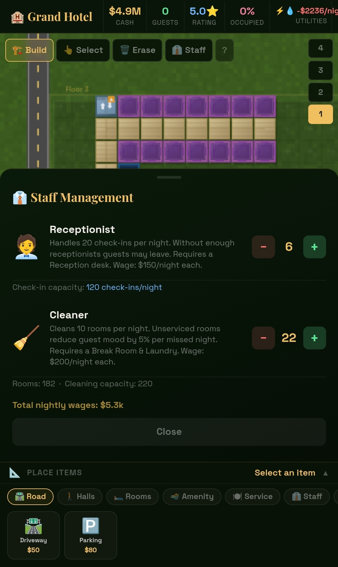 Screenshot 3 for Grand Hotel Tycoon
