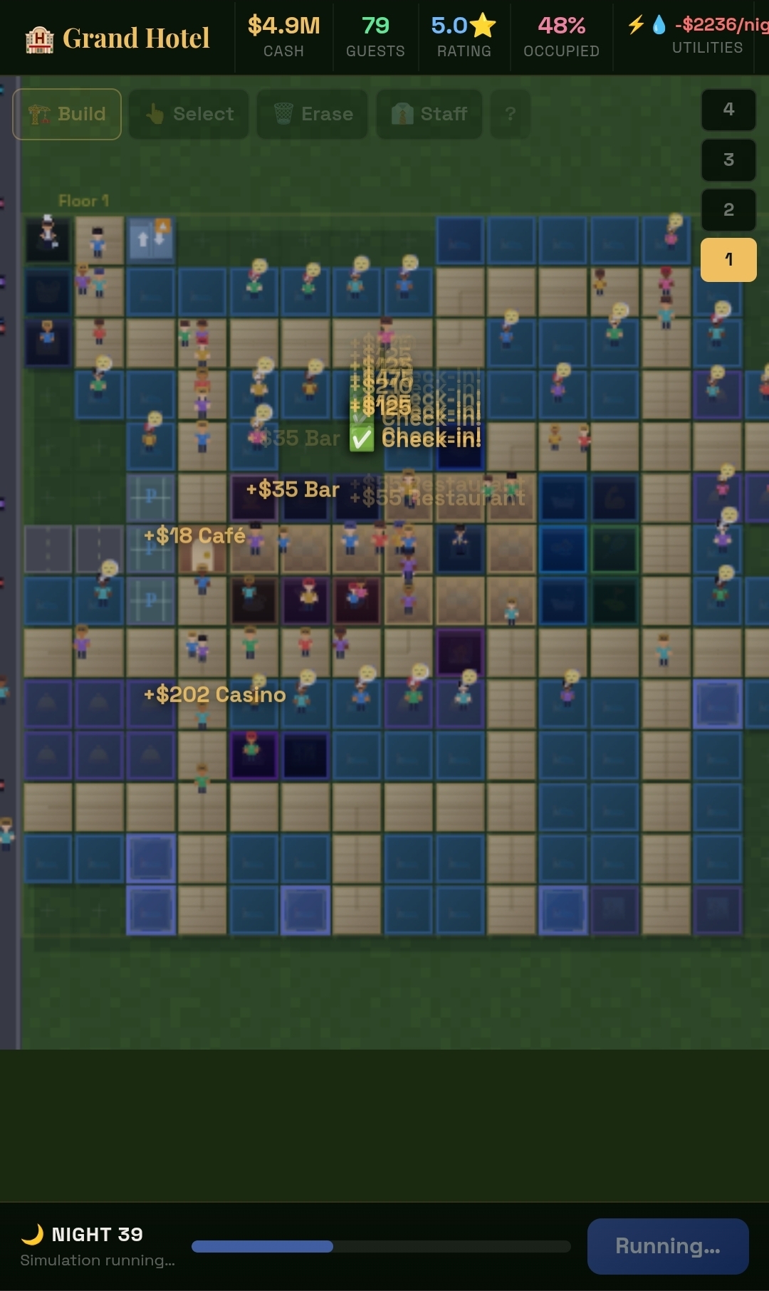 Screenshot 4 for Grand Hotel Tycoon