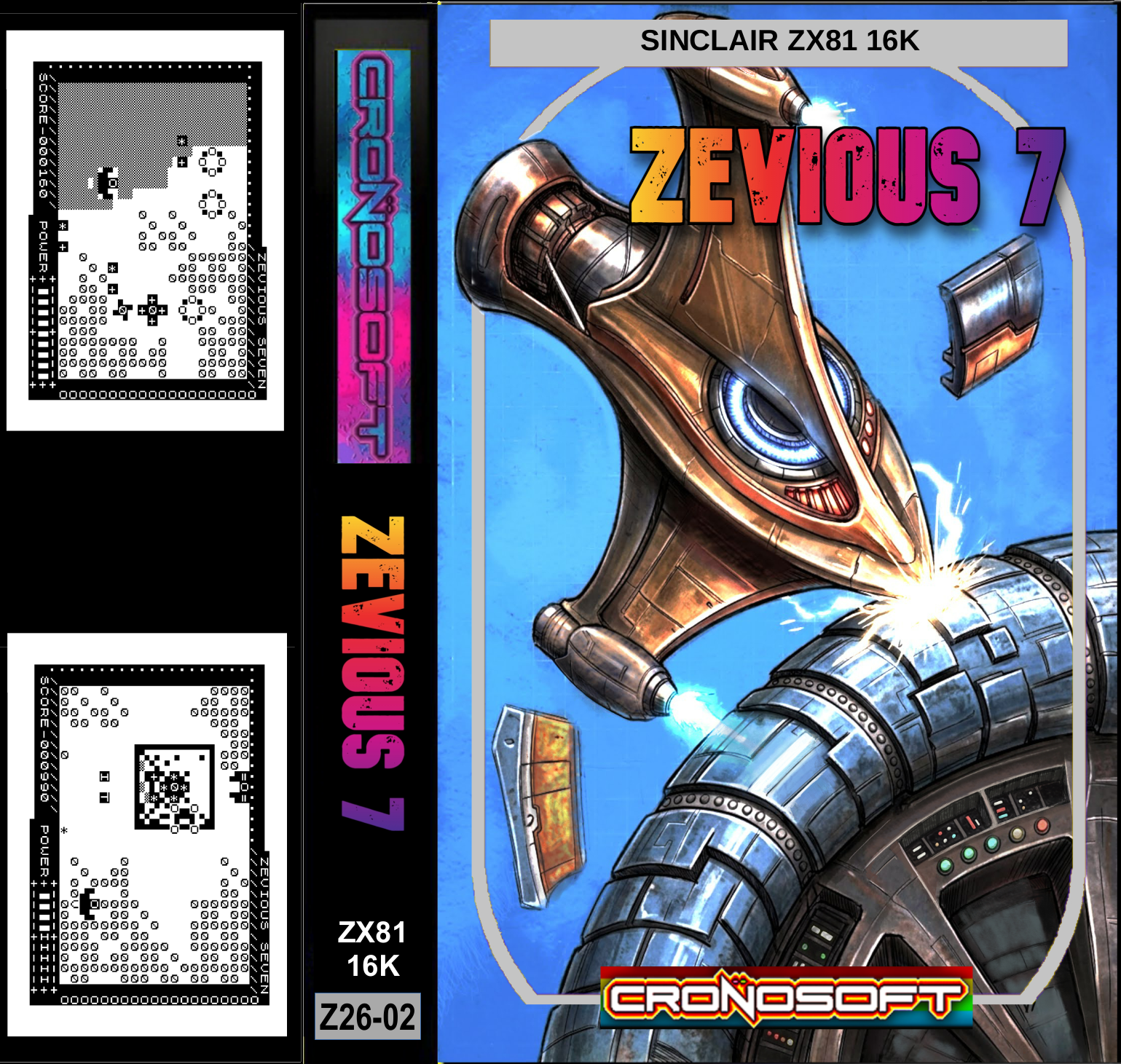 Screenshot 2 for Zevious Seven (ZX81)
