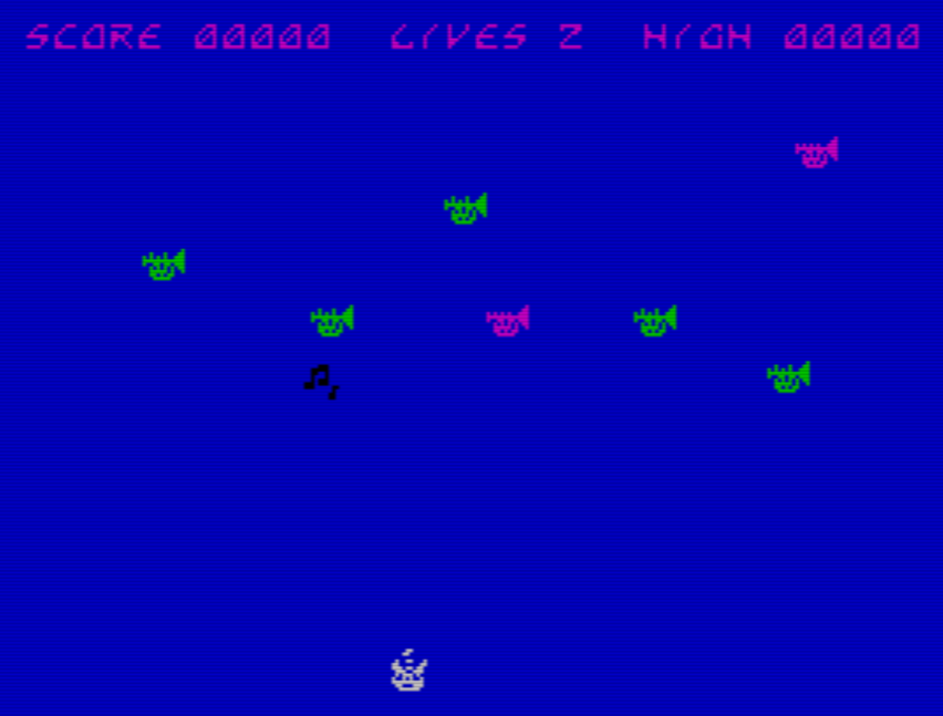 Mike Invaders Captura ZX Spectrum