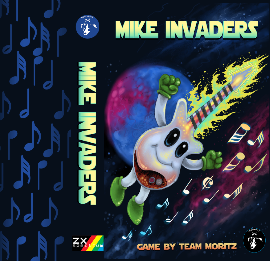 Mikeページ Mike Invaders - ZX SPECTRUM by ZXAMAZE