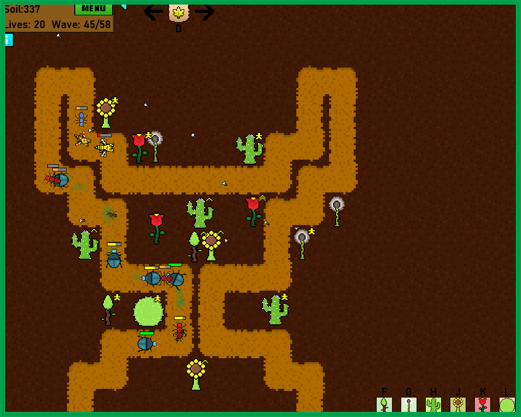 Screenshot 3 for Garden Bugs TD