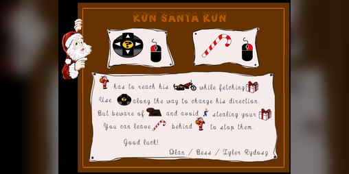 Cover image for Run Santa, run!