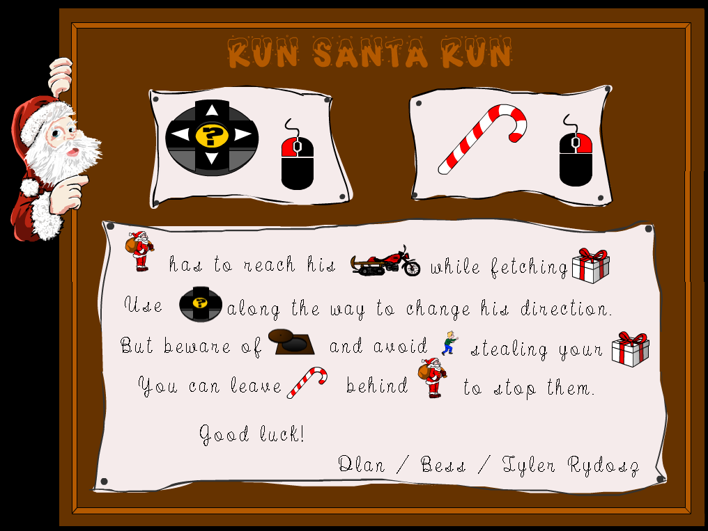 Run Santa, run!