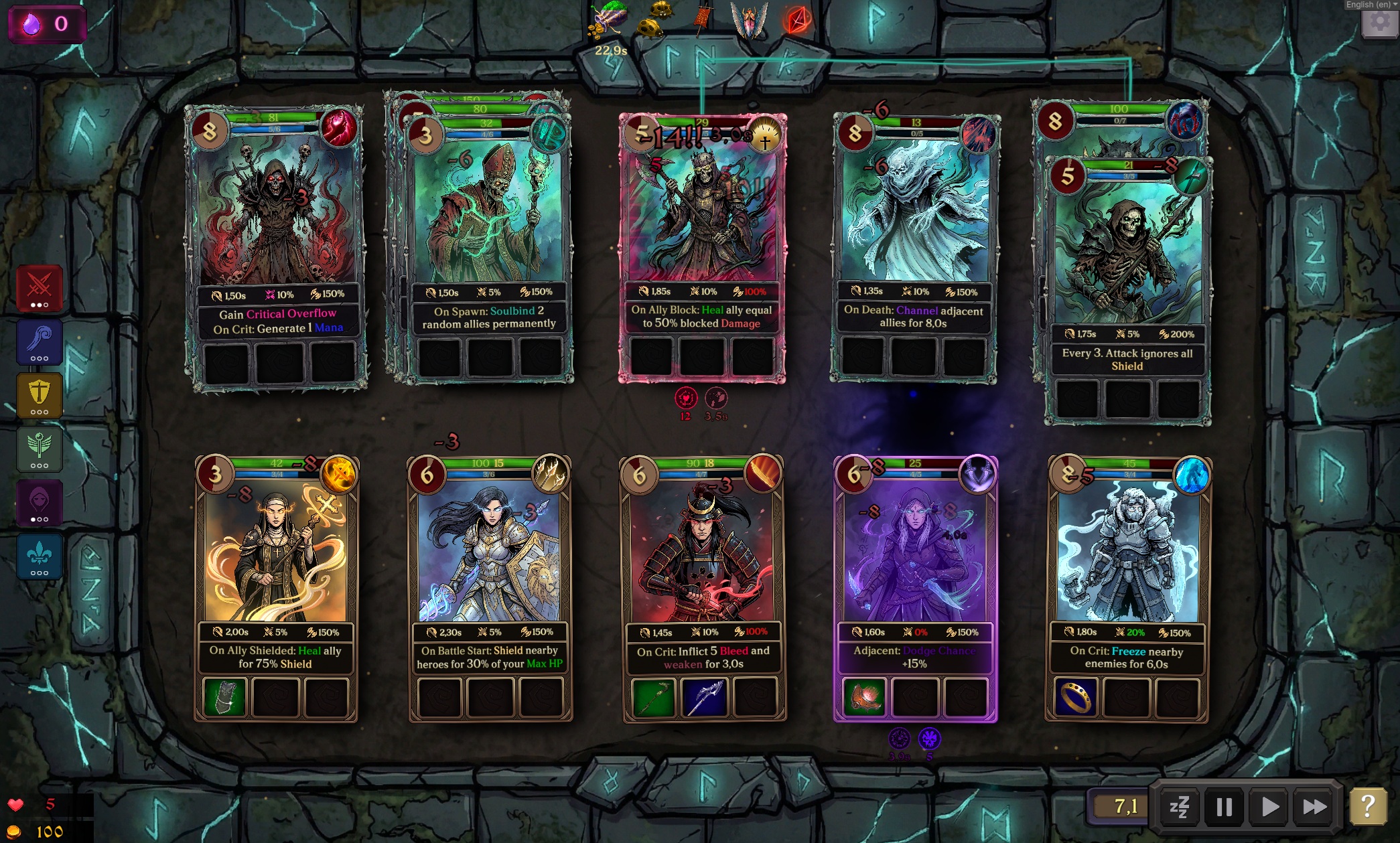 Screenshot 2 for Auto Dungeon Heroes