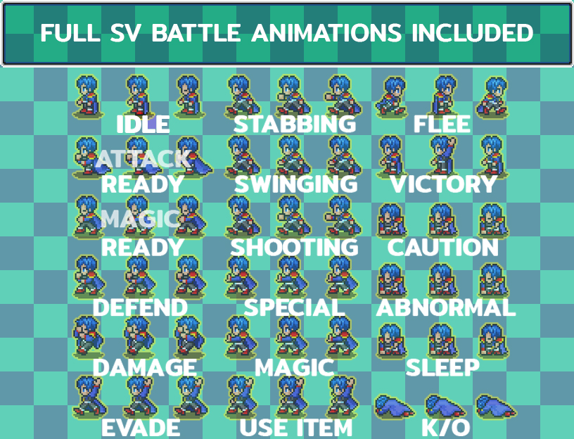 16-Bit Hero Pack Vol.2 by panpan