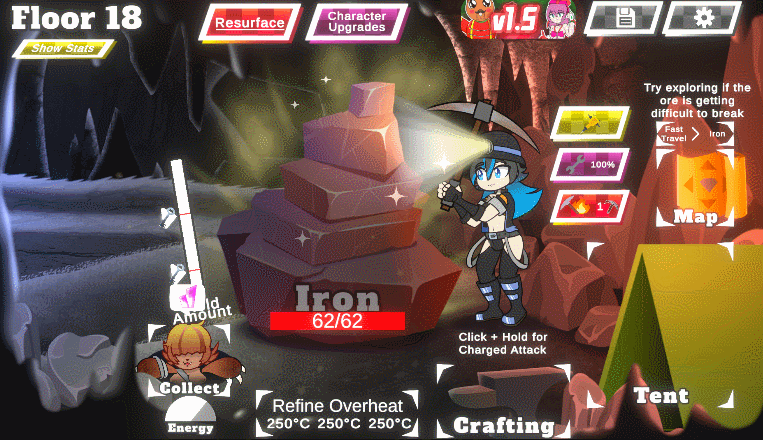 Screenshot 3 for Mineheart Abyss [Demo]