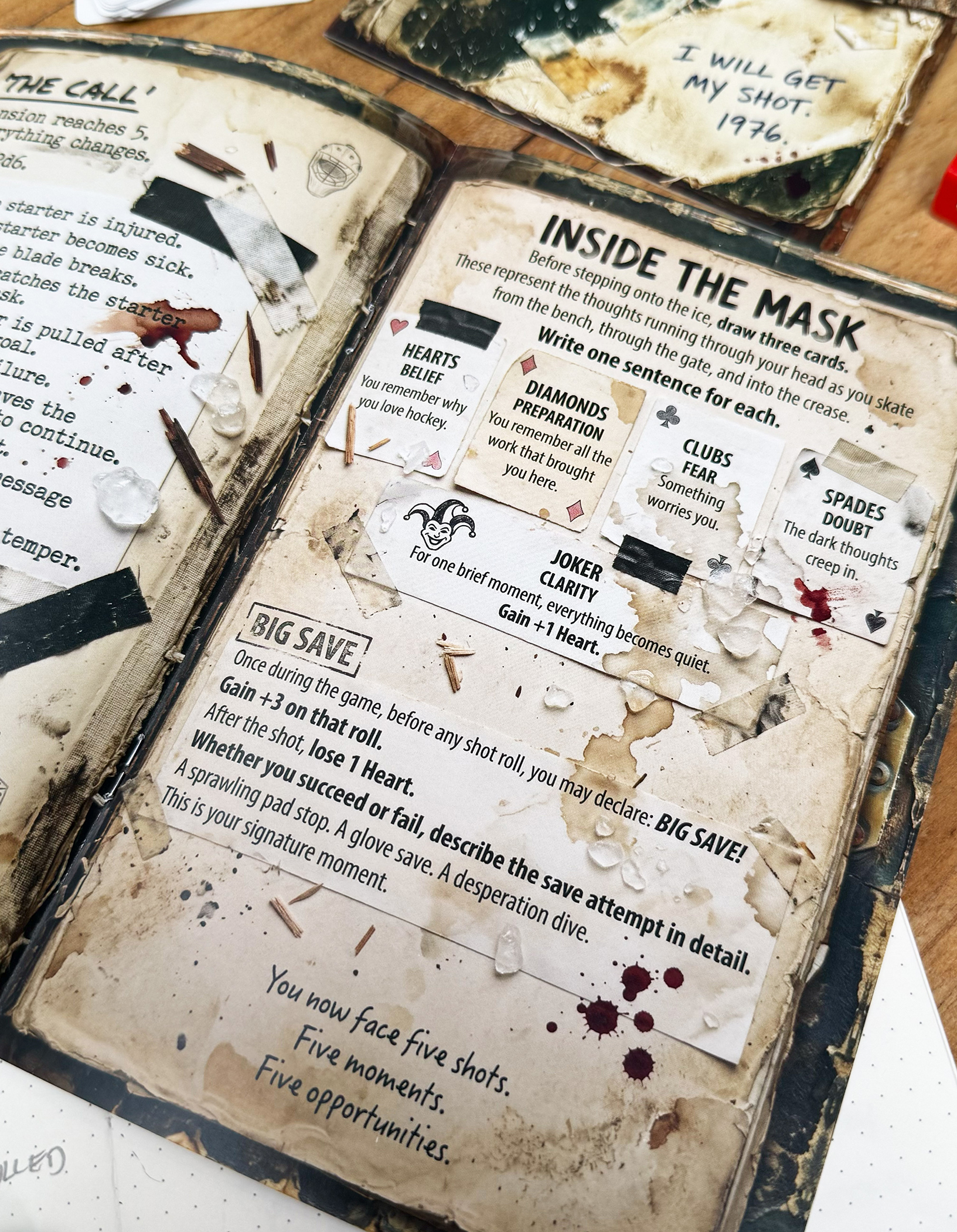 Screenshot 6 for THE BACKUP GOALIE A Solo Journaling RPG
