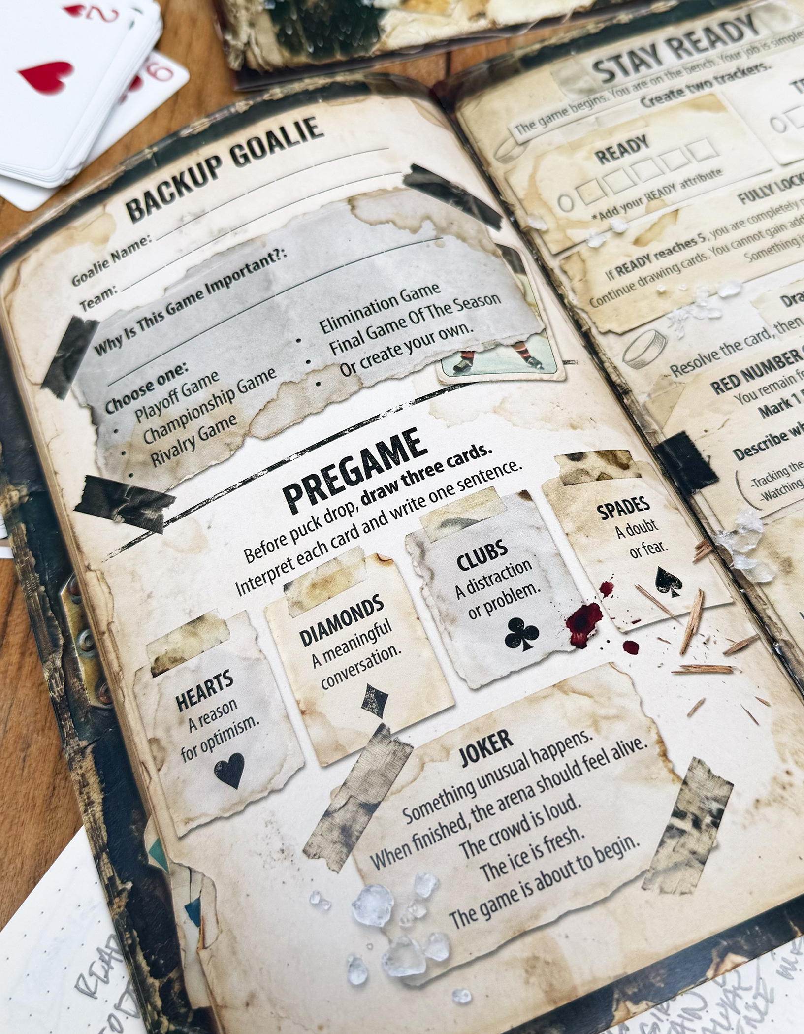 Screenshot 5 for THE BACKUP GOALIE A Solo Journaling RPG