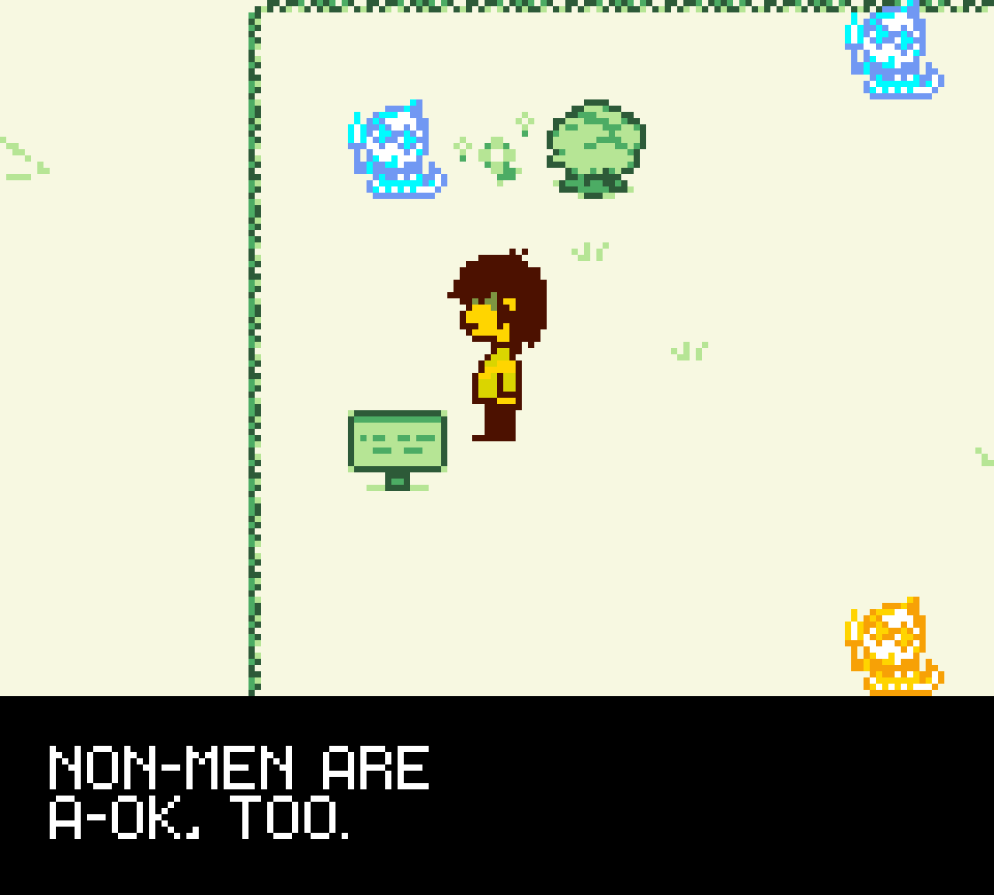 Screenshot 4 for Mancountry: Gameboy Edition - A Deltarune Fangame